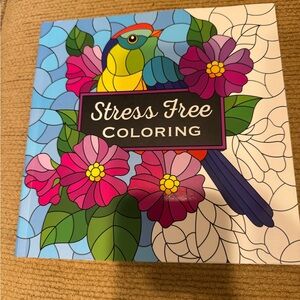 New Stress Free Coloring Each Coloring Page Is Paired With a Calming Quotation